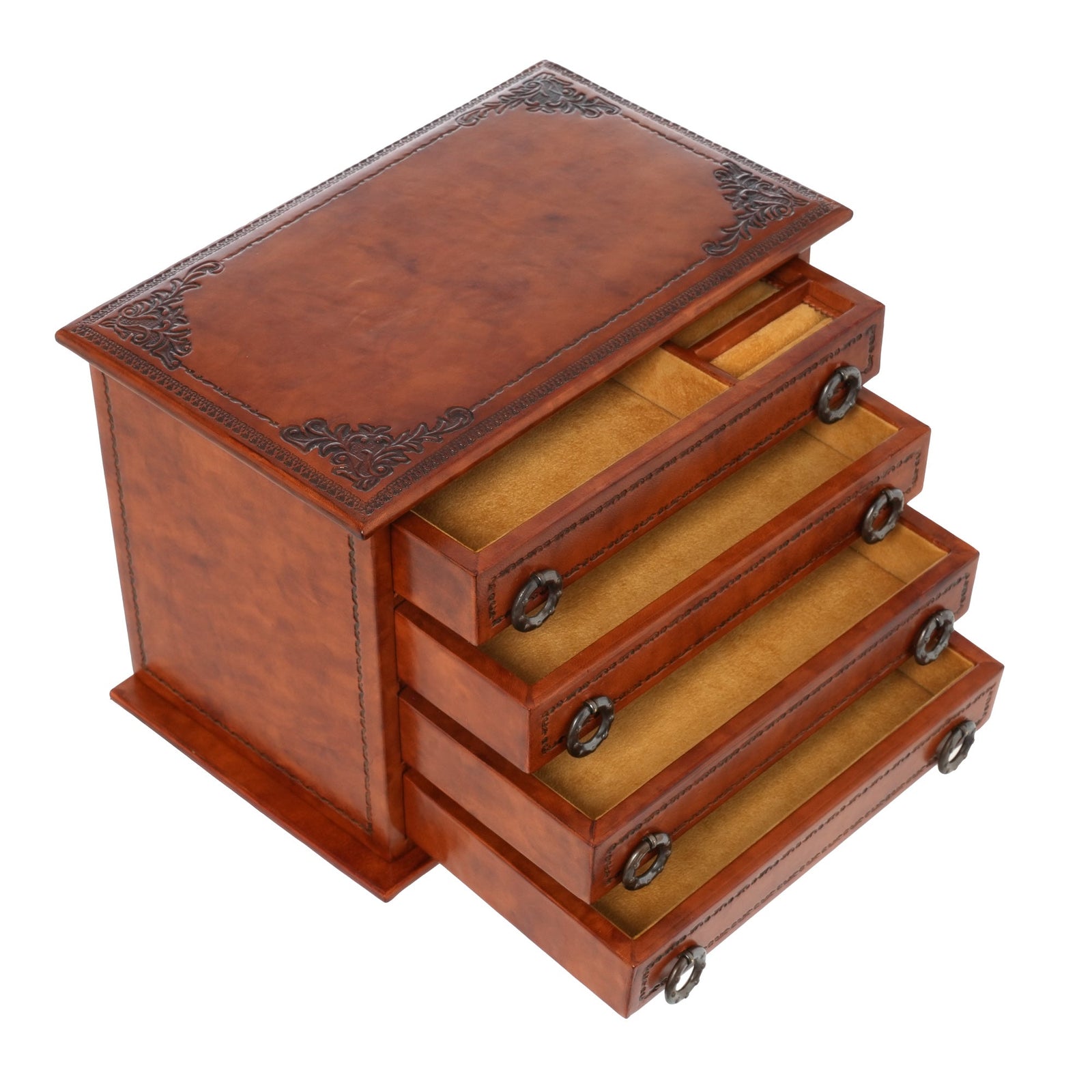 mobiletto 4 cassetti 4 angoli