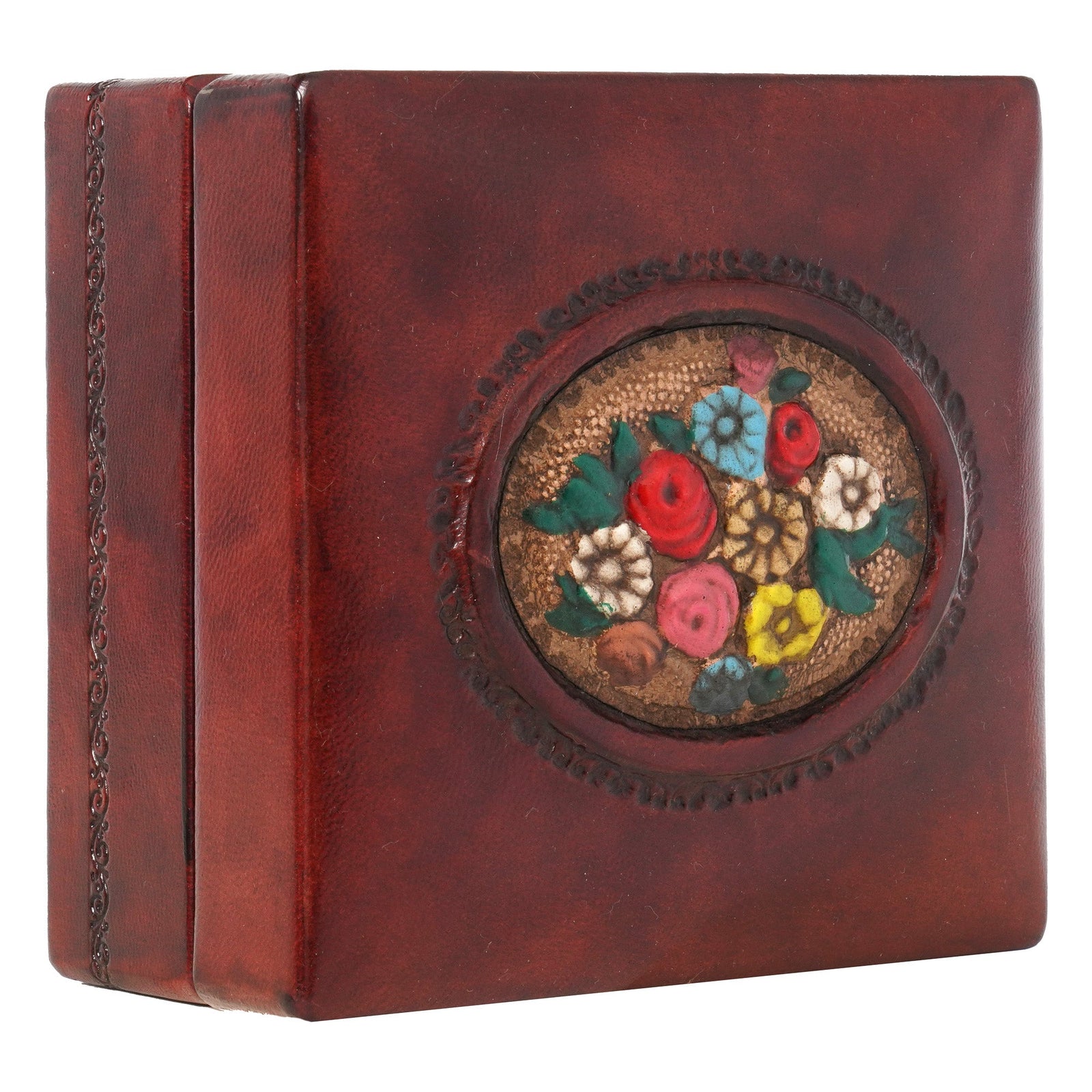 Portagioie 11x11 Fiori decorati