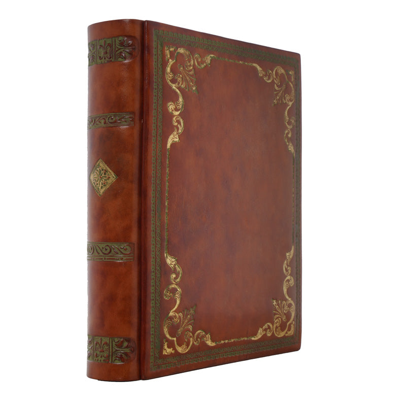 Album in Pelle Angoli Dorati 2